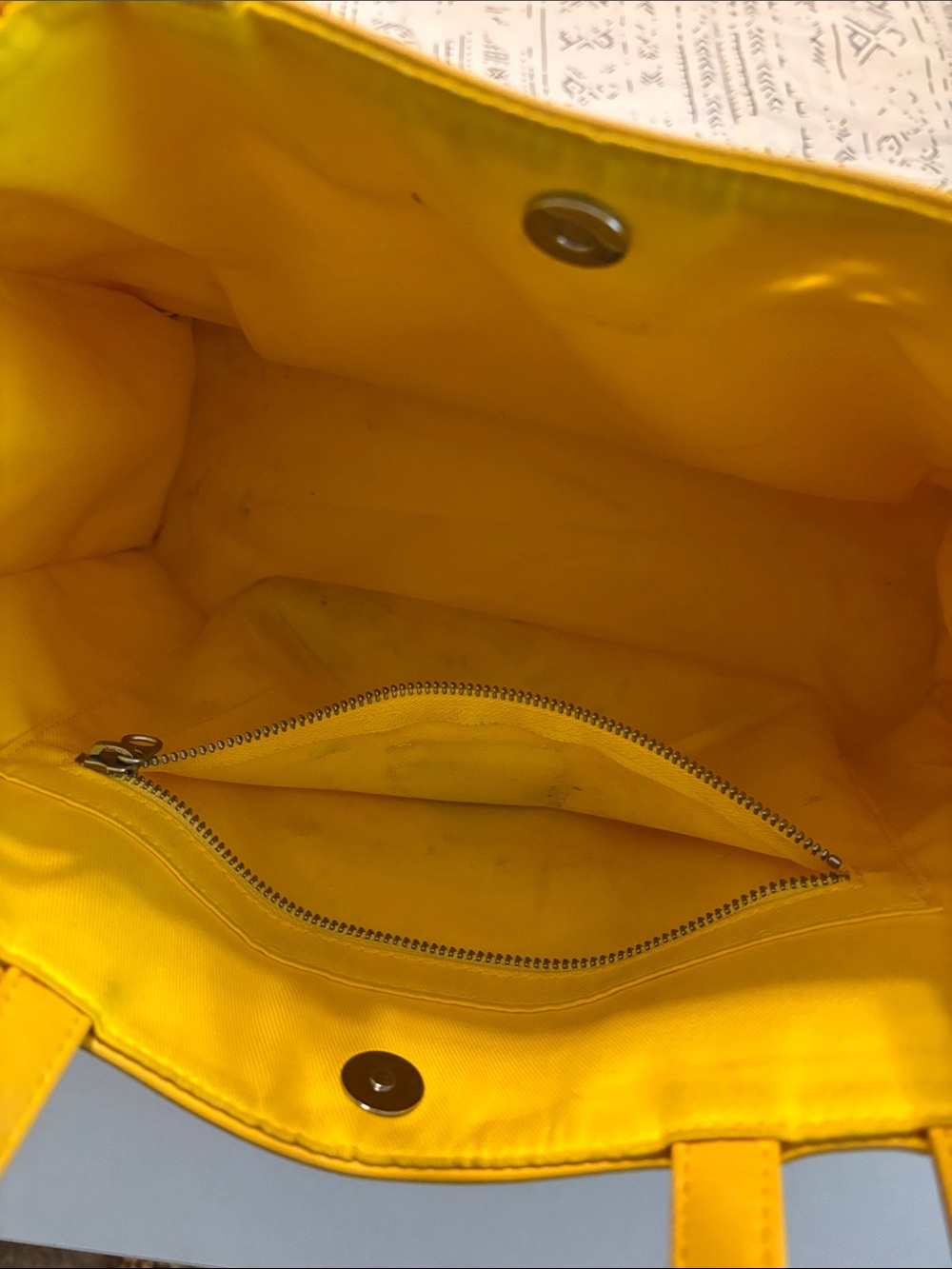 Telfar Yellow Logo-Embossed Leather Tote - Picture 6 of 9